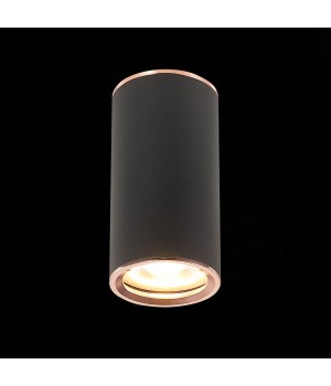 ST111.427.01 Светильник потолочный Черный GU10 1*50W D54xH105 220V Без ламп CHOMUS-foto3