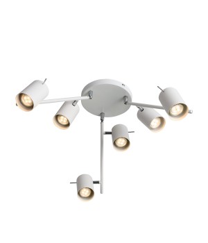 SL597.502.06 Люстра подвесная ST-Luce Белый/Белый GU10 6*3W FANALE-foto2