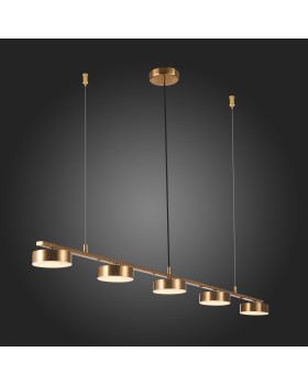 SL6000.303.05 Светильник подвесной ST-Luce Латунь/Латунь LED 5*7W 3000K PANCES-foto9