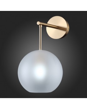 SL1133.501.01 Бра ST-Luce Латунь/Белый E27 1*40W BOPONE-foto3