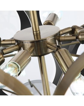 SL1161.373.09 Люстра подвесная ST-Luce Бронза/Дымчатый E14 9*60W FAZIA-foto18