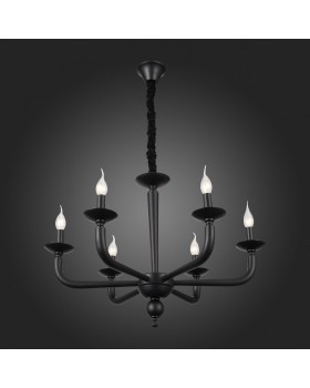 SL1114.403.06 Люстра подвесная ST-Luce Черный E14 6*40W FORTEZA-foto4