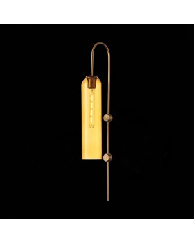 SL1145.391.01 Светильник настенный ST-Luce Латунь/Янтарный E27 1*60W CALLANA-foto4