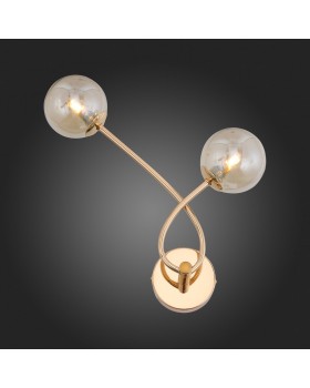 SL435.201.02 Бра ST-Luce Золотистый/Коньячный G9 2*5W PARLLAONE-foto9