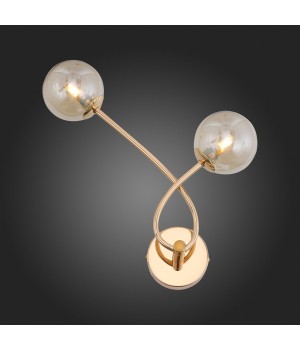 SL435.201.02 Бра ST-Luce Золотистый/Коньячный G9 2*5W PARLLAONE-foto9