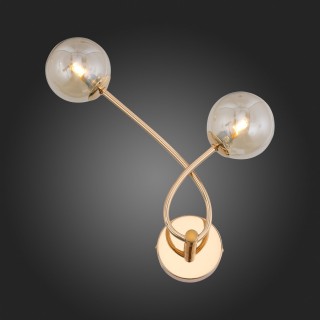 SL435.201.02 Бра ST-Luce Золотистый/Коньячный G9 2*5W PARLLAONE-foto9