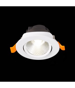 ST211.538.06.24 Св-к встр. Белый LED 1*6W 3000K 480Lm Ra80 24° IP20 D86xH50 220-240V MIRO-foto9