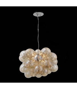 SL432.203.12 Люстра подвесная ST-Luce Хром/Коньячный G9 12*5W SOSPIRO-foto3