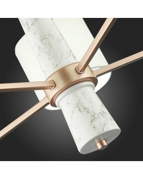 SL1163.203.05 Светильник подвесной ST-Luce Матовое золото/Белый E14 5*40W VELLINO-foto15