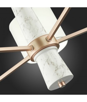 SL1163.203.05 Светильник подвесной ST-Luce Матовое золото/Белый E14 5*40W VELLINO-foto15