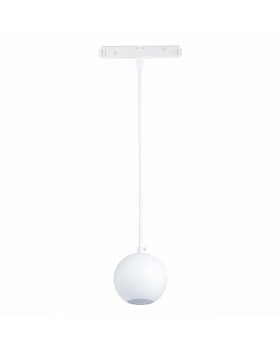 ST354.543.12 Магнитный трековый светильник подвесной белый LED 1*12W 4000K 750Lm Ra>80 36° IP20 D100xH92 48V BOLE-foto3