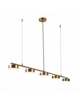 SL6000.303.05 Светильник подвесной ST-Luce Латунь/Латунь LED 5*7W 3000K PANCES-foto3