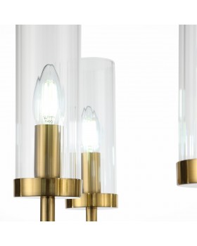 SL1159.303.07 Люстра подвесная ST-Luce Латунь/Латунь, Прозрачный E14 7*60W ACAZIO-foto10