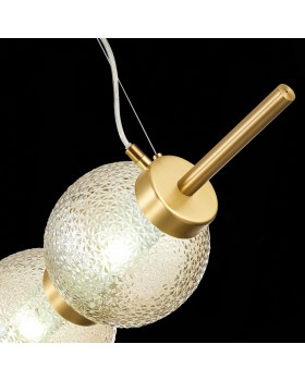 SL1155.313.03 Светильник подвесной ST-Luce Латунь/Коньячный E14 3*40W MARENA-foto6