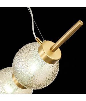 SL1155.313.03 Светильник подвесной ST-Luce Латунь/Коньячный E14 3*40W MARENA-foto6