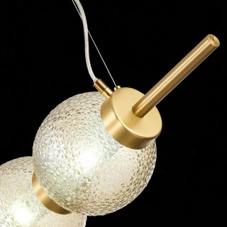 SL1155.313.03 Светильник подвесной ST-Luce Латунь/Коньячный E14 3*40W MARENA-foto6