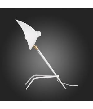 SL305.504.01 Прикроватная лампа ST-Luce Белый/Белый E27 1*60W SPRUZZO-foto4