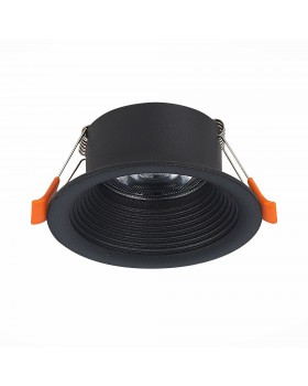 ST202.408.01 Св-к встр. Мат. черный GU10 1*50W D89xH40 220V Без ламп MOBARRA-foto2