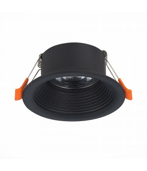 ST202.408.01 Св-к встр. Мат. черный GU10 1*50W D89xH40 220V Без ламп MOBARRA-foto2