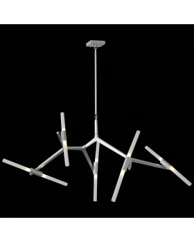 SL947.102.10 Люстра потолочная ST-Luce Серебристый/Белый G9 10*5W LACONICITA-foto11