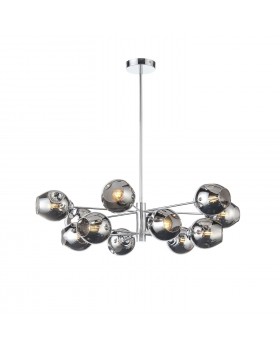 SL1500.103.12 Светильник подвесной ST-Luce Хром/Дымчатый E14 12*40W FOVIA-foto2