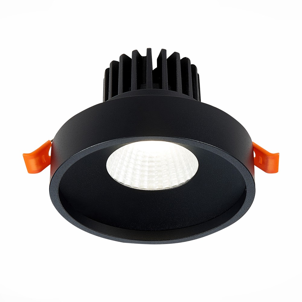 ST751.438.10 Св-к встр. Черный LED 1*10W 3000K 750Lm Ra>90 38° IP20 D100xH75 170-240V ST751