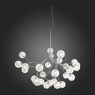 SL376.503.27 Люстра подвесная ST-Luce Белый/Белый,Прозрачный G4 LED 27*2W DEMELE-foto6