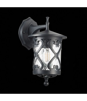 SL085.411.01 Светильник уличный настенный ST-Luce Черный/Черный, Прозрачный E27 1*60W LORNE-foto5