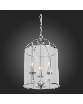 SL267.103.03 Люстра подвесная ST-Luce Хром/Прозрачный E14 3*40W ODIERNO-foto6