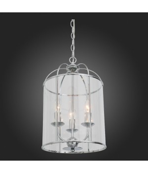 SL267.103.03 Люстра подвесная ST-Luce Хром/Прозрачный E14 3*40W ODIERNO-foto6