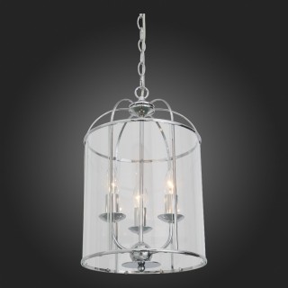 SL267.103.03 Люстра подвесная ST-Luce Хром/Прозрачный E14 3*40W ODIERNO-foto6