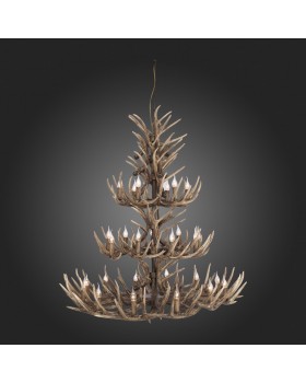 SL154.703.27 Люстра подвесная ST-Luce Серый E14 27*40W (из 3-х коробок) CORNA-foto4