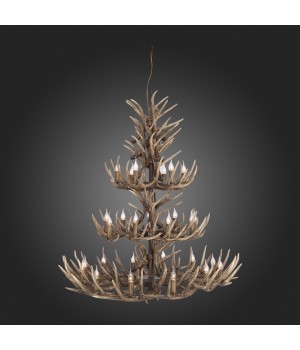 SL154.703.27 Люстра подвесная ST-Luce Серый E14 27*40W (из 3-х коробок) CORNA-foto4