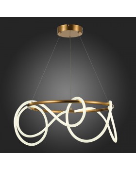 SL6102.303.55 Светильник подвесной ST-Luce Латунь/Белый LED 1*35W 4000K Sagrato-foto5