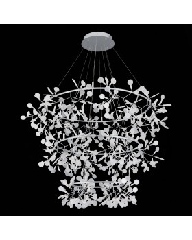 SL379.103.486 Люстра подвесная ST-Luce Серебристый/Белый LED 486*0,5W 3500K RAFINA-foto5