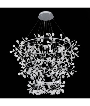 SL379.103.486 Люстра подвесная ST-Luce Серебристый/Белый LED 486*0,5W 3500K RAFINA-foto5