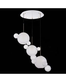 SL1133.503.03 Светильник подвесной ST-Luce Белый,Латунь/Белый E27 3*60W (из 4-х коробок) BOPONE-foto4