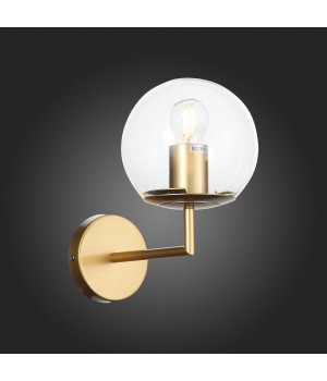 SL1150.201.01 Светильник настенный ST-Luce Матовое золото/Прозрачный E27 1*40W LIORA-foto7