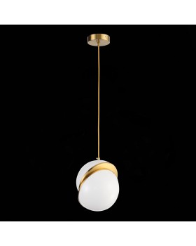 SL1164.303.01 Светильник подвесной ST-Luce Латунь/Белый E27 1*60W LAICO-foto5