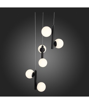 SL395.403.06 Люстра подвесная ST-Luce Черный/Белый LED 6*8W 4000K DONOLO-foto12