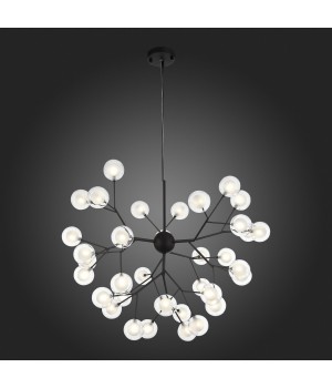SL376.403.36 Светильник подвесной ST-Luce Черный/Прозрачный, Белый G4 LED 36*2W DEMELE-foto5