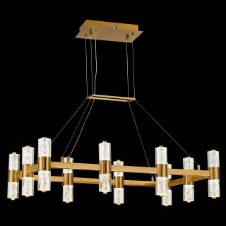 SL6007.203.20 Люстра подвесная ST-Luce Латунь/Прозрачный LED 20*2,5W 4000K GEMINA-foto4