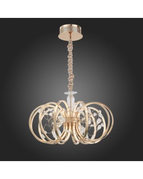 SL923.203.12 Люстра подвесная ST-Luce Золотистый, Прозрачный/Белый LED 1*70W 4000K OTTAVO-foto7