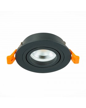 ST251.418.01 Св-к встр. Черный GU10 1*50W IP20 L90xW90xH27 220V Без ламп ST251-foto2