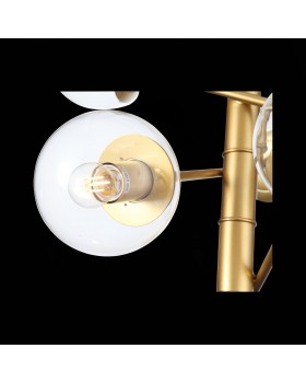 SL1150.203.08 Светильник подвесной ST-Luce Матовое золото/Прозрачный E27 8*40W (из 3-х коробок) LIORA-foto8