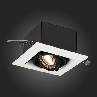 ST250.548.01 Св-к встр. Черный GU10 1*50W  L126xW126xH70 220V Без ламп HEMI-foto7