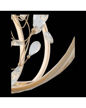 SL923.203.12 Люстра подвесная ST-Luce Золотистый, Прозрачный/Белый LED 1*70W 4000K OTTAVO-foto6