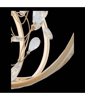 SL923.203.12 Люстра подвесная ST-Luce Золотистый, Прозрачный/Белый LED 1*70W 4000K OTTAVO-foto6