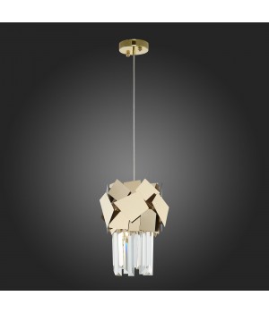 SL1232.203.01 Подвес ST-Luce Золотистый/Прозрачный, Золотистый E14 1*60W CASERTA-foto4