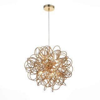 SL787.203.06 Люстра подвесная ST-Luce Золотистый/Золотистый G9 6*5W MERULO-foto2